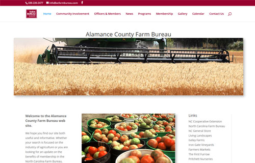 Alamance County Farm Bureau website