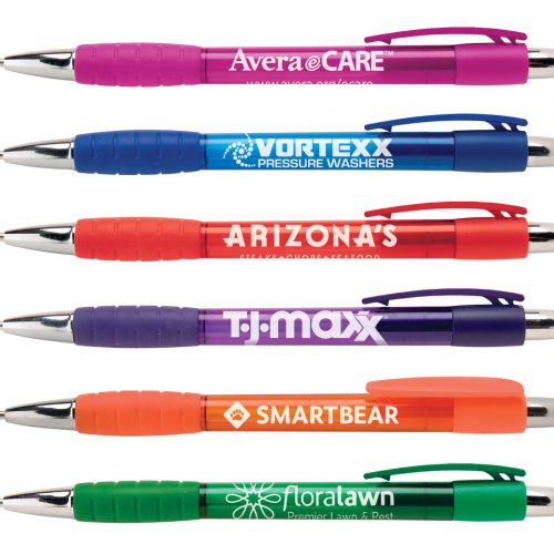 Pens for promoting businesses