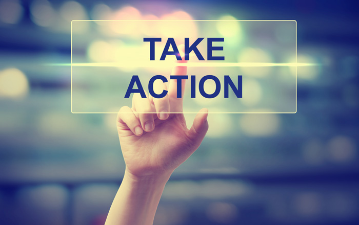 Take action to get business restarted