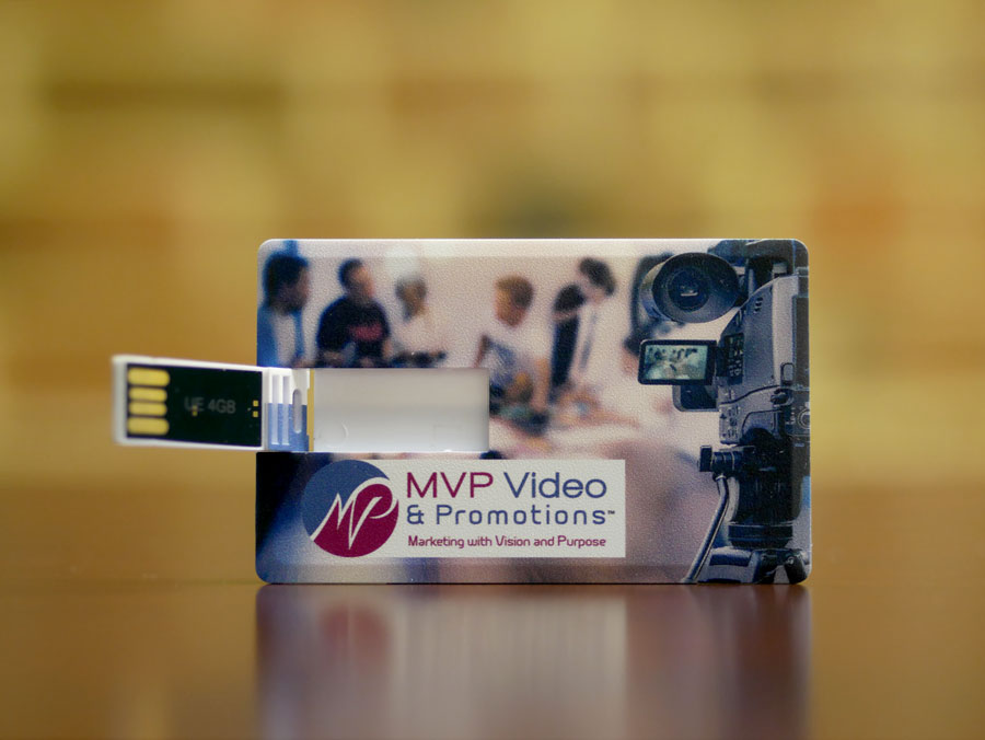Videotapes transferred to digital file on flash drive